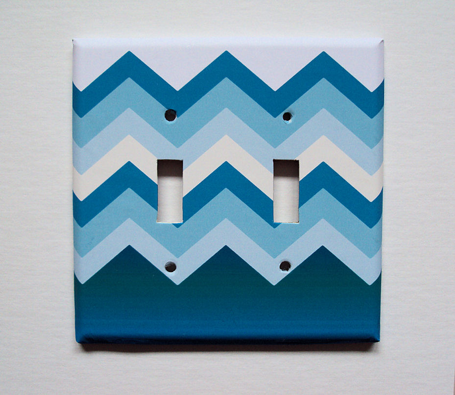 Modern Chevron Switchplate Cover Case